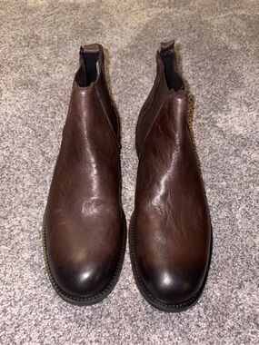 Sneaky Steve Men's Brown Leather Chelsea Boots